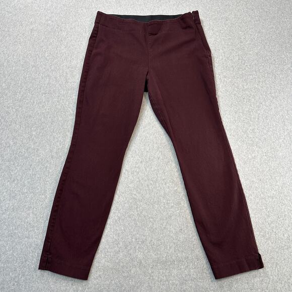 Old Navy Wow Pants Bundle of 2 WMNS 16 Tall Black & Maroon High Rise Skinny Fit - Picture 4 of 16